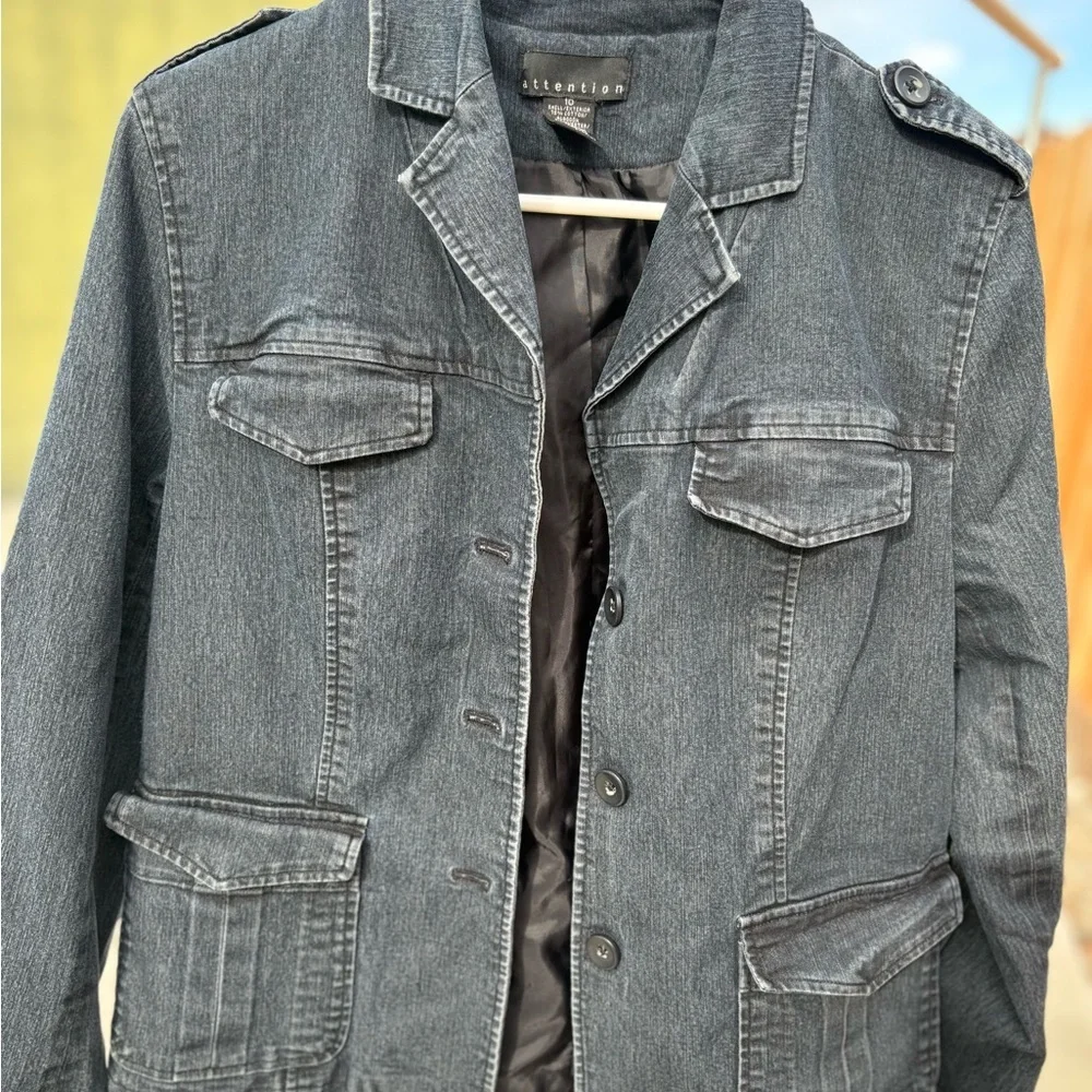 Attention Charcoal Gray Jacket - Picture 6 of 6